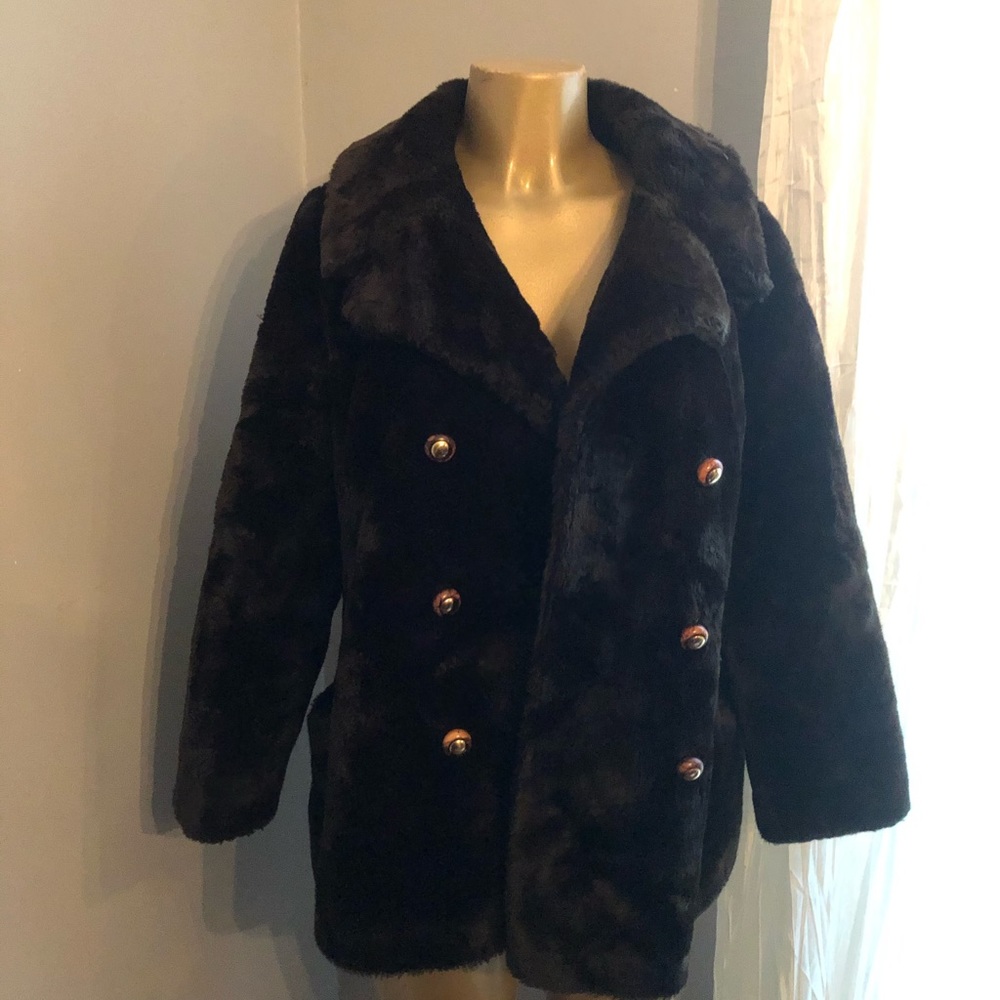 Vintage Chocolate 🍫 Brown Faux Fur